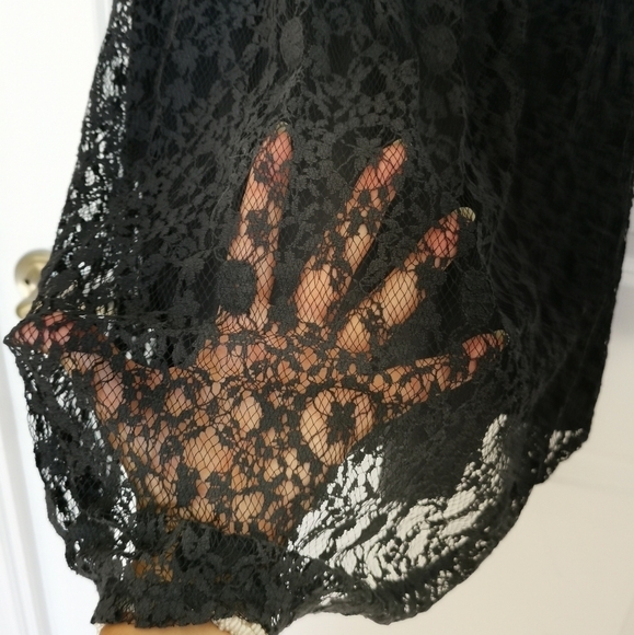 Navy Blue lace dress by Monteau size M NWT - Picture 7 of 12